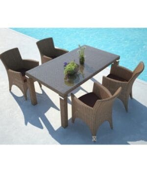 Bộ bàn ghế mây 07