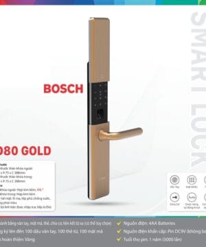 Khóa Bosch ID80 màu vàng