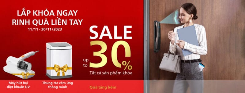 Lắp khóa ngay - rinh quà liền tay 13 Khóa Philips Khuyến Mại Cuối Năm