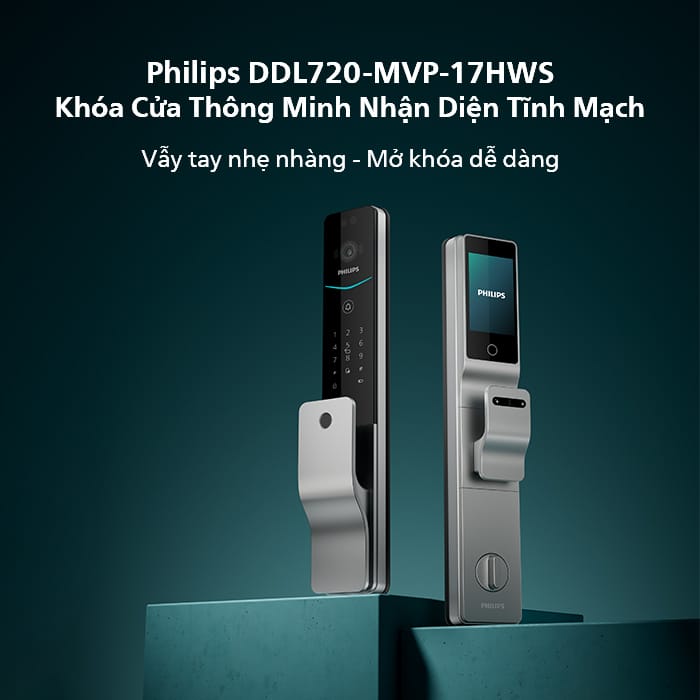 Khóa Vân Tay Philips Ddl720-Mpv