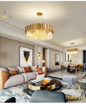 Đèn thả pha lê cao cấp sang trọng và tinh tế