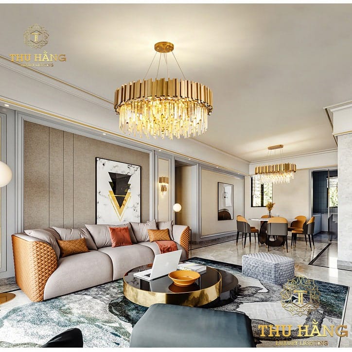 Đèn thả pha lê cao cấp ms8035 1 Đèn Thả Pha Lê Cao Cấp Sang Trọng Và Tinh Tế