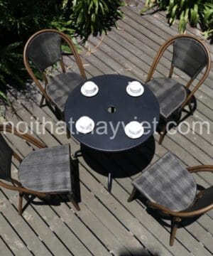 Bộ bàn ghế mây cafe được nhiều khách hàng lựa chọn